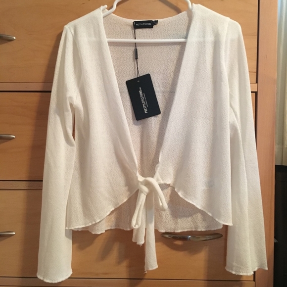 Tie Front Knit Top - Picture 2 of 3